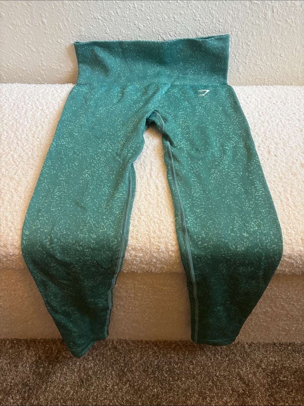 Gymshark Adapt Fleck x Whitney Simmons Seamless Leggings Mineral Alpine Green S